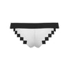 Pixel Classic Pong White Bikini Bottom